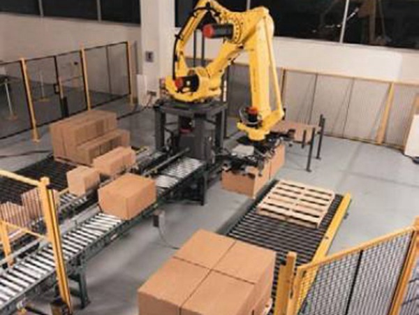 機(jī)器人碼垛工作站